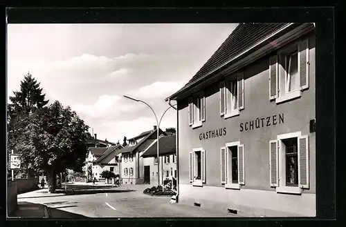 AK Herbolzheim i. Breisgau, Partie beim Gasthaus Schützen