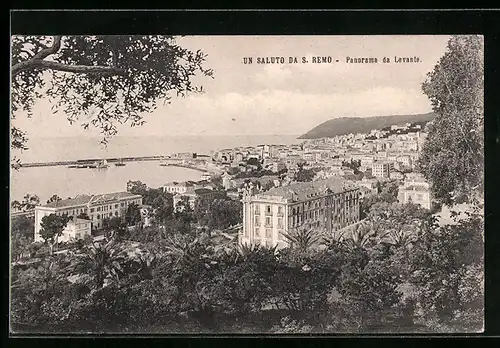 AK S. Remo, Panorama da Levante