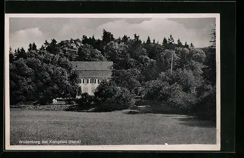 AK Wildenburg bei Kempfeld, Häusschen im Grünen