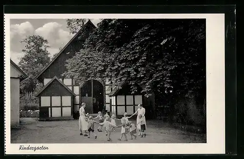 AK Gohfeld, Landfrauenschule der Westf. Frauenhilfe, Kindergarten