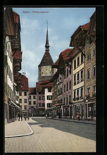 AK Aarau, Blick in die Rathausgasse