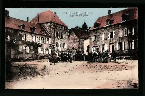 AK Faux-la-Montagne, Place de l`Eglise