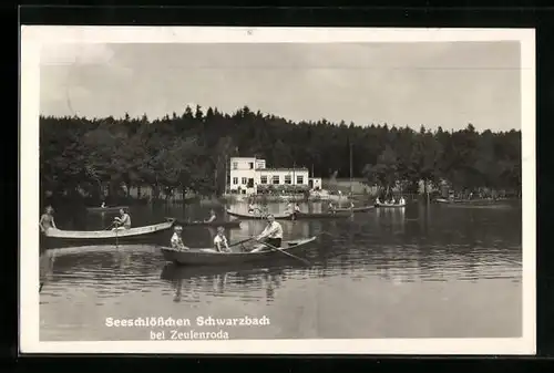 AK Zeulenroda, Seeschlösschen Schwarzbach