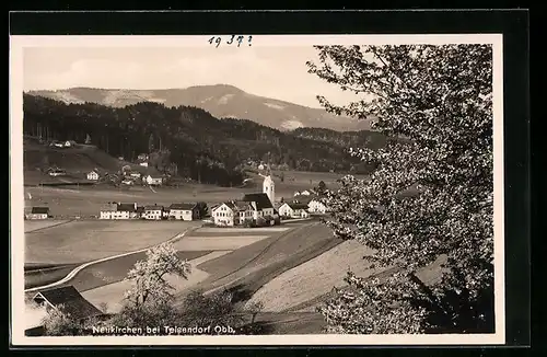 AK Neukirchen bei Teisendorf /Obb., Ortsansicht aus der Vogelschau