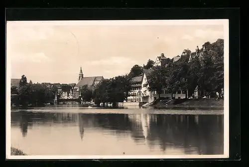 AK Tübingen, Teilansicht mit Jugendherberge