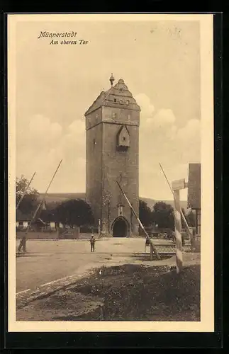 AK Münnerstadt, Partie am oberen Tor