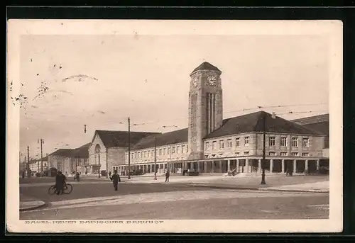 AK Basel, Neuer Badischer Bahnhof