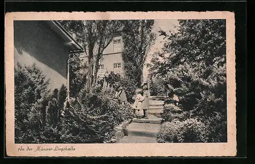 AK Bremen /Krs. Soest, St. Josefs-Kurhaus, An der Männer-Liegehalle