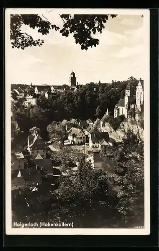 AK Haigerloch /Hohenzollern, Ortsansicht aus der Vogelschau