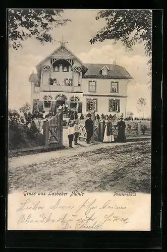 AK Lasbek, Gasthaus Lasbeker Mühle, Pensionshaus