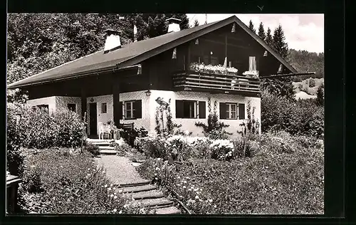 AK Oberstdorf /Allg., Pension Haus Burgbichl Janak