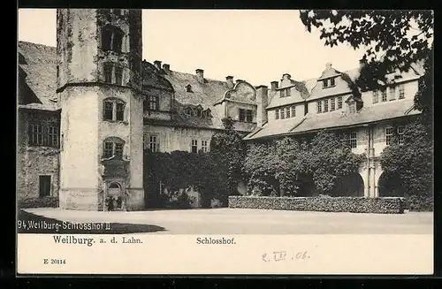 AK Weilburg a. d. Lahn, Schlosshof