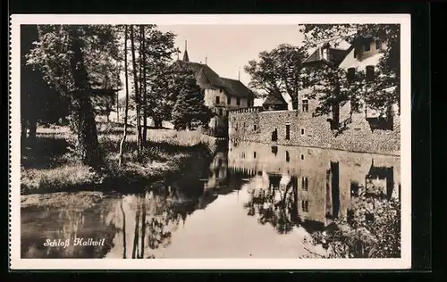 AK Hallwil, Teilansicht mit Schloss Hallwil