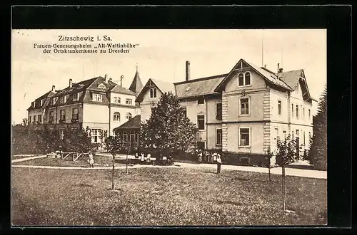 AK Zitzschewig, Frauengenesungsheim Alt Wettinhöhe