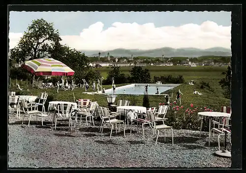 AK Neutrauchburg b. Isny i. Allgäu, Fürstl. Waldburg-Zeilche Schlossgut- und Kurverwaltung, Schwimmbad