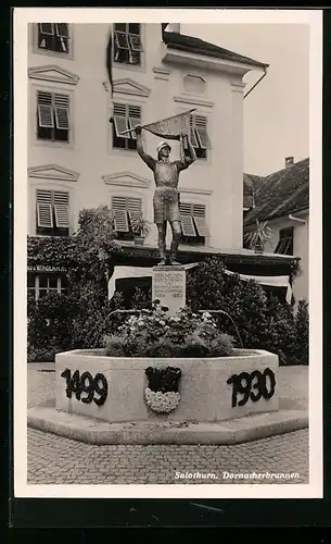 AK Solothurn, Totalansicht d. Dornacherbrunnen