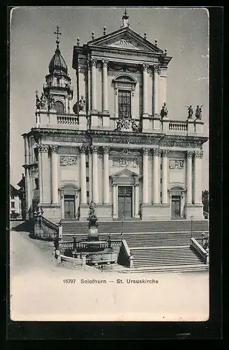 AK Solothurn, Vor der St. Ursuskirche