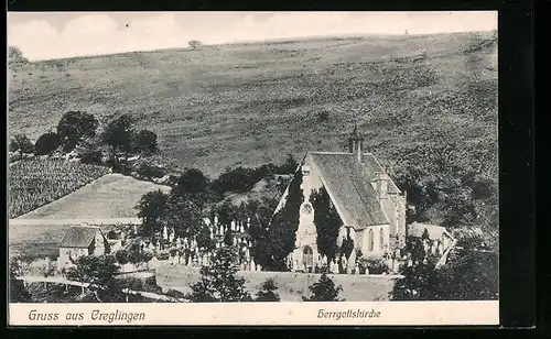 AK Creglingen, Blick auf die Herrgottskirche