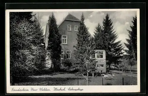 AK Ittenbach im Siebengebirge, Fremdenheim Haus Waldau, Inh. Grete Thomas