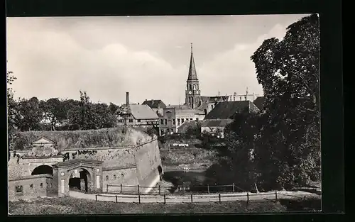 AK Dömitz /Meckl., Partie an der Festung