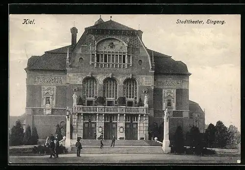 AK Kiel, Stadttheater, Eingang