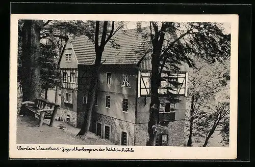 AK Warstein i. Sauerland, Jugendherberge an der Bilsteinhöhle