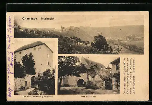 AK Orlamünde, Die alte Grafenburg Kemnate, Das obere Tor