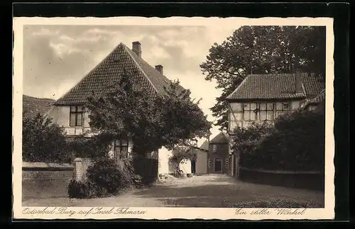 AK Burg auf Insel Fehmarn, Ostseebad, Ein stiller Winkel