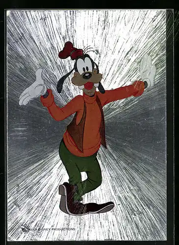 AK Goofy stützt sich an einer Wand ab