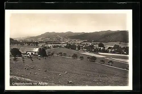 AK Grossholzleute im Allgäu, Panorama