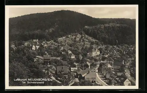 AK Neuenbürg /Enz, Blick auf den Ort