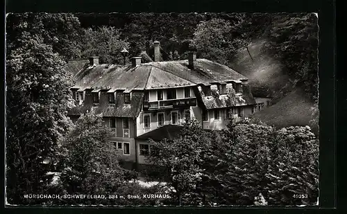 AK Wörschach-Schwefelbad, Blick auf das Kurhaus