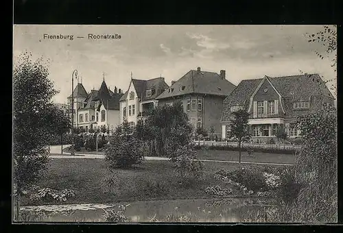 AK Flensburg, Partie in der Roonstrasse