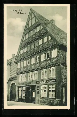 AK Lemgo i. L., Gasthaus Alt-Lemgo, W. Seibel