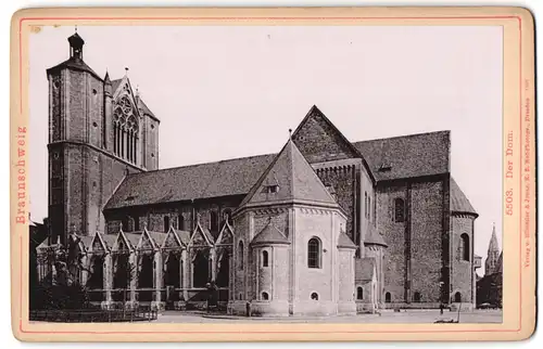 Fotografie Römmler und Jonas, Dresden, Ansicht Braunschweig, Partie am Braunschweiger Dom