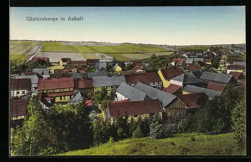 AK Güntersberge in Anhalt, Teilansicht