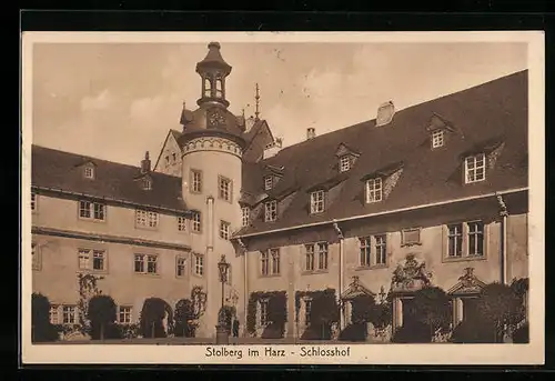 AK Stolberg im Harz, Schlosshof