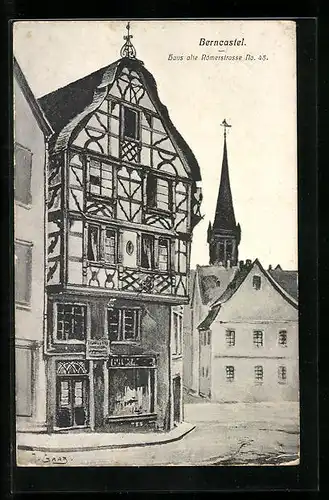 AK Berncastel, Haus alte Römerstrasse 48