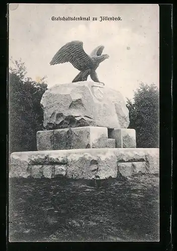 AK Jöllenbeck, Grafschaftsdenkmal, Adler