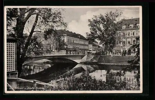 AK Gumbinnen, Grosse Brücke