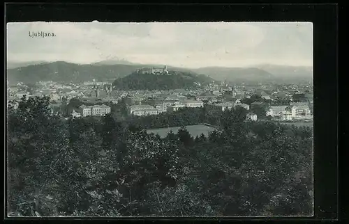 AK Ljubljana, Gesamtansicht aus der Vogelschau