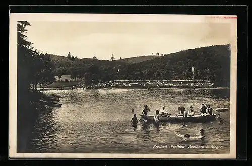 AK Seelbach b. Siegen, Freibad Freiheit