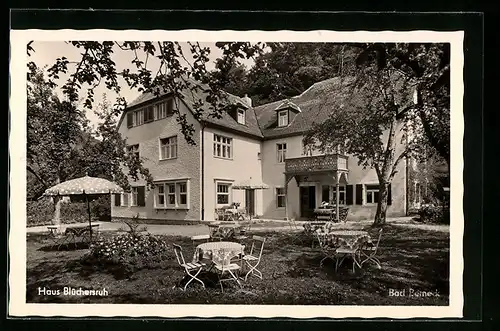 AK Bad Berneck i. F., Pension Haus Blüchersruh