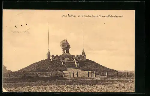 AK Dusenddüwelswarf, das Dithm. Landesdenkmal