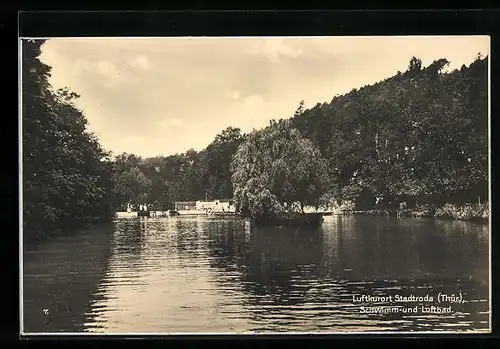 AK Stadtroda /Thür., Schwimm- und Luftbad