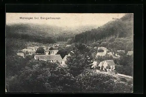 AK Morungen, Panorama aus der Vogelschau