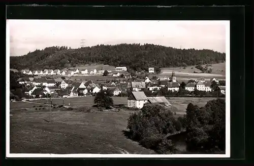 AK Stühlingen, Ortsansicht mit Umland