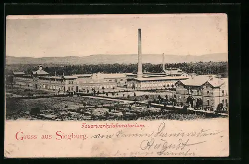 AK Siegburg, Feuerwerkslaboratorium