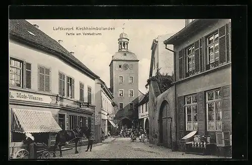 AK Kirchheimbolanden, Partie am Vorstadtturm