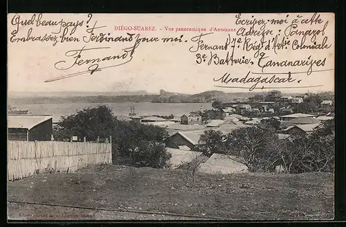 AK Diégo-Suarez, Vue panoramique d`Antsirane